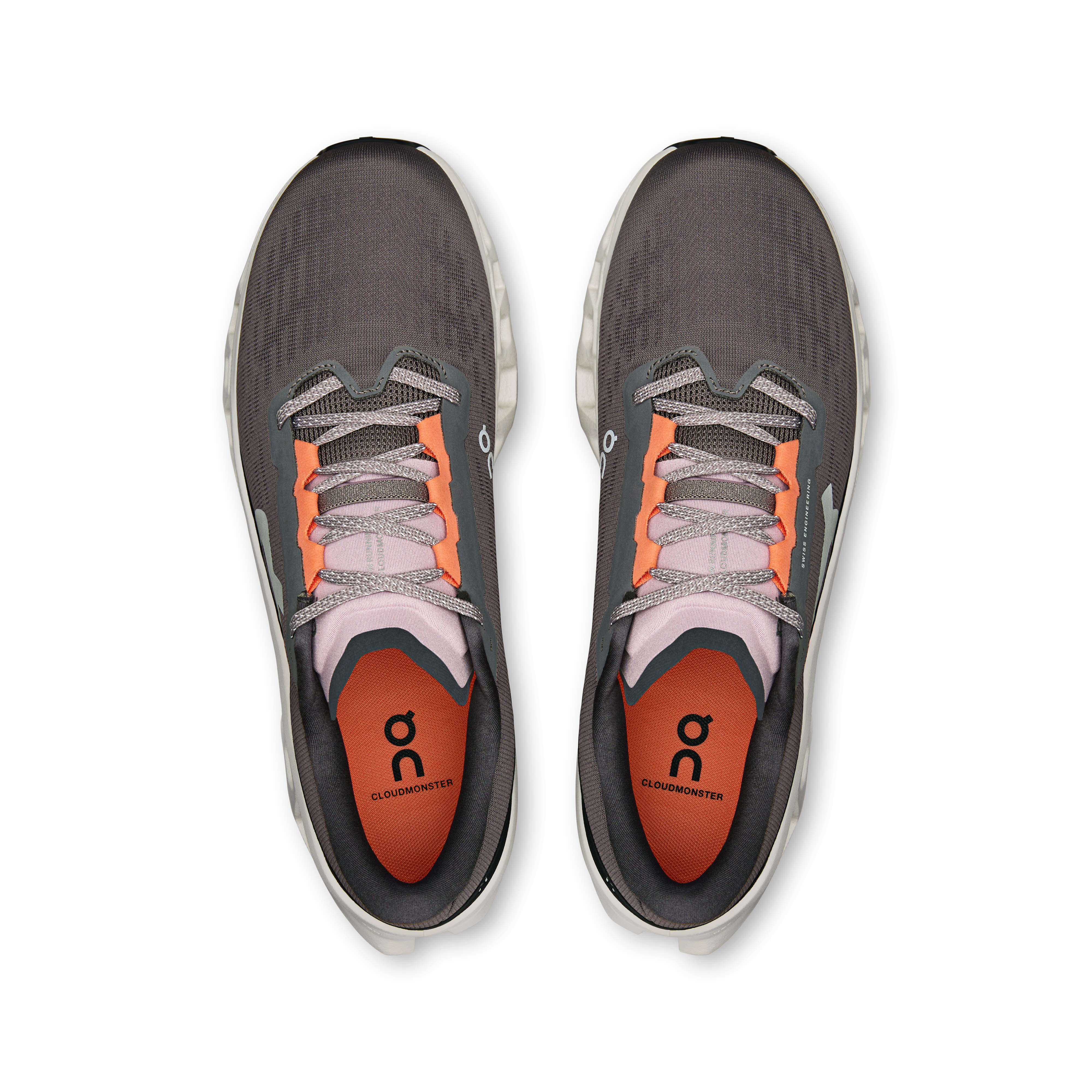 ON Cloudmonster 3 Herren Laufschuhe Joggingschuhe grau orange