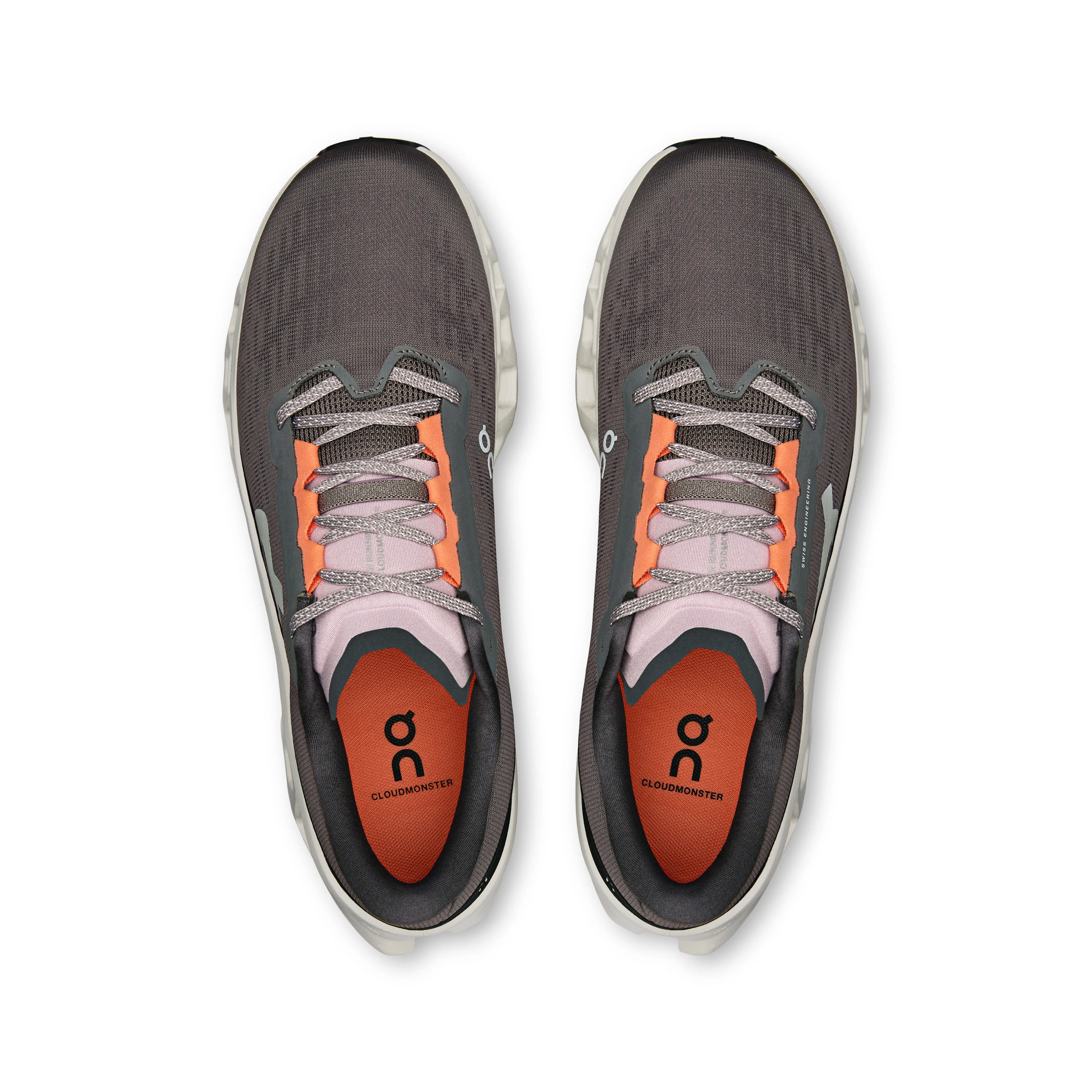 ON Cloudmonster 3 Herren Laufschuhe Joggingschuhe grau orange