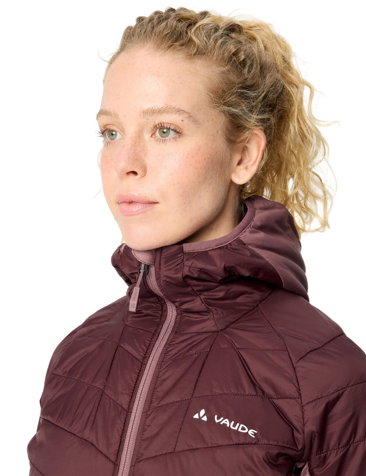 Vaude SESVENNA IV Damen Winterjacke Kapuzenjacke ruby dusk