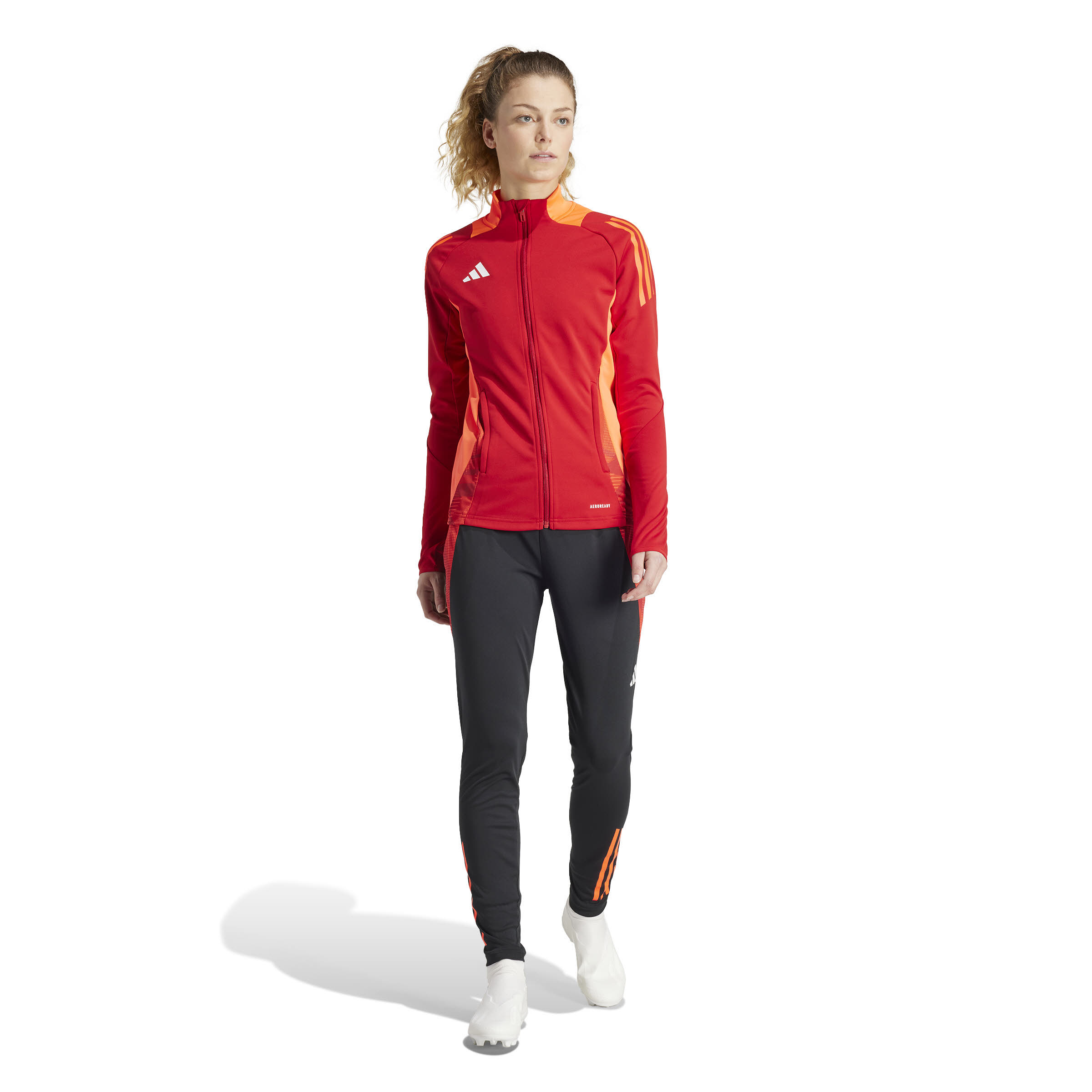 adidas TIRO24 C TRJKTW Damen Trainingsjacke rot