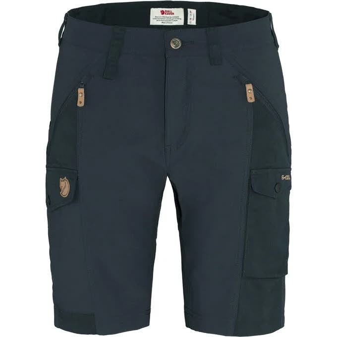 Fjällräven Nikka Shorts Curved W Damen Trekkingshorts Bergsport blau NEU