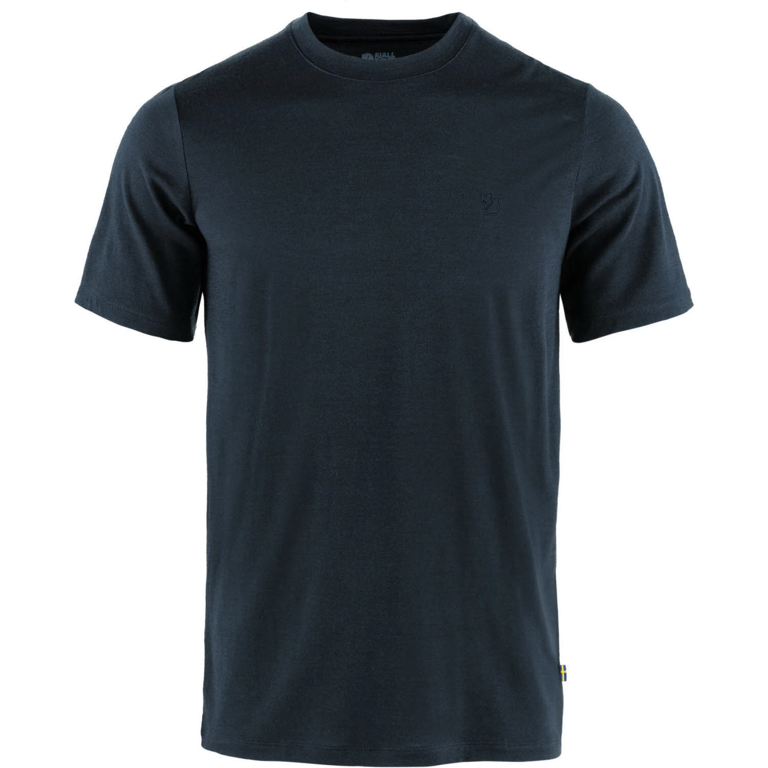 Fjällräven Abisko Wool SS M Herren T-Shirt Wandershirt Freizeitshirt dark navy