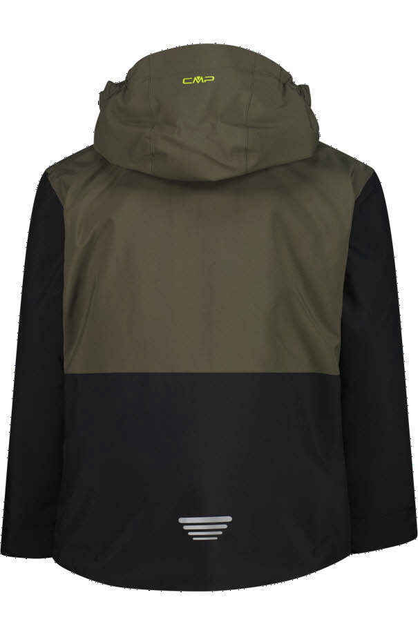 COMPAGNOLO JU JACKET SNAPS HOOD Jungen Ski-/Snowboardjacke olive