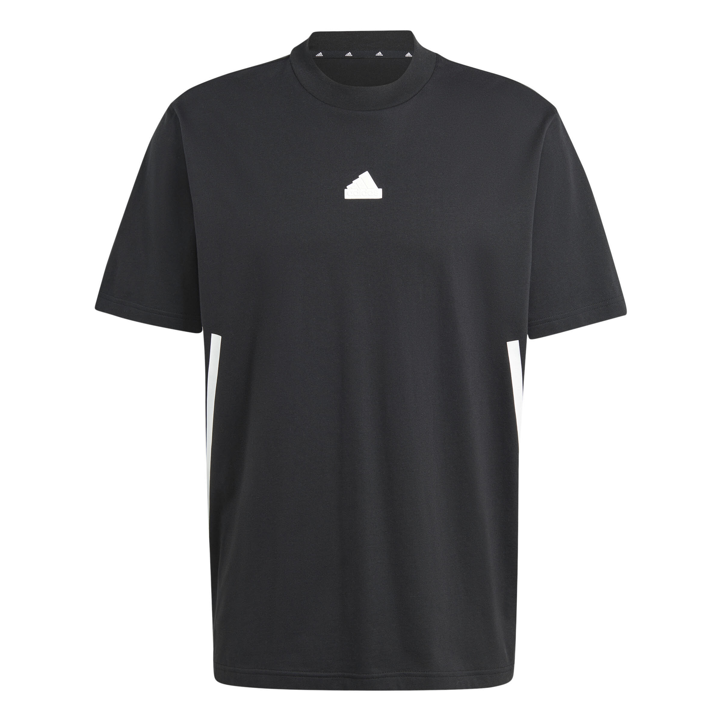 adidas FUTURE ICONS 3-STREIFEN Herren T-Shirt schwarz