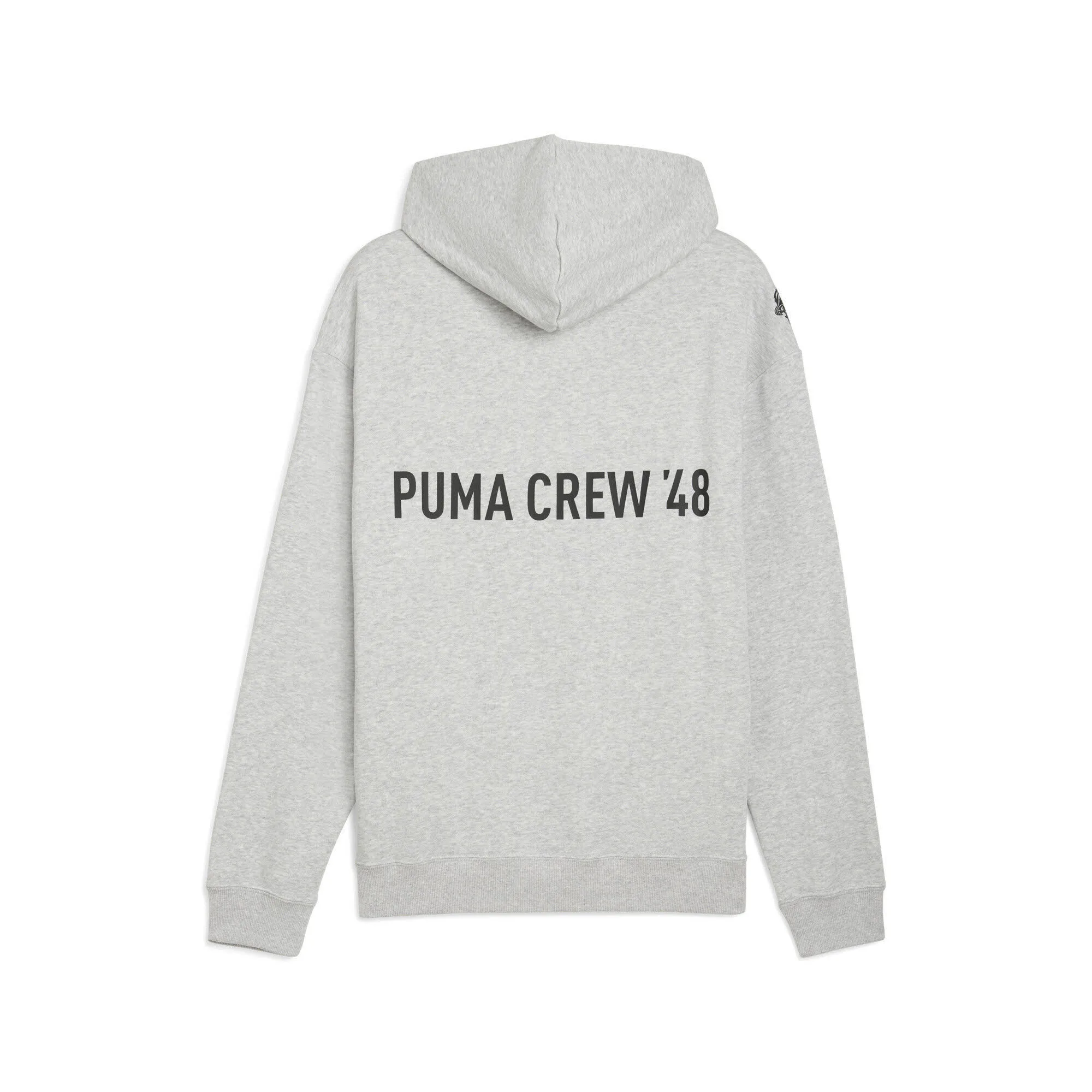 Puma GRAPHIC FRENCH TERRY HOODIE Herren Hoodie grau