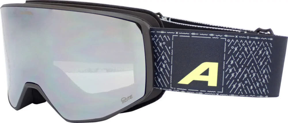 Alpina VENET Q-LITE Unisex Skibrille Snowboardbrille litoff black matt