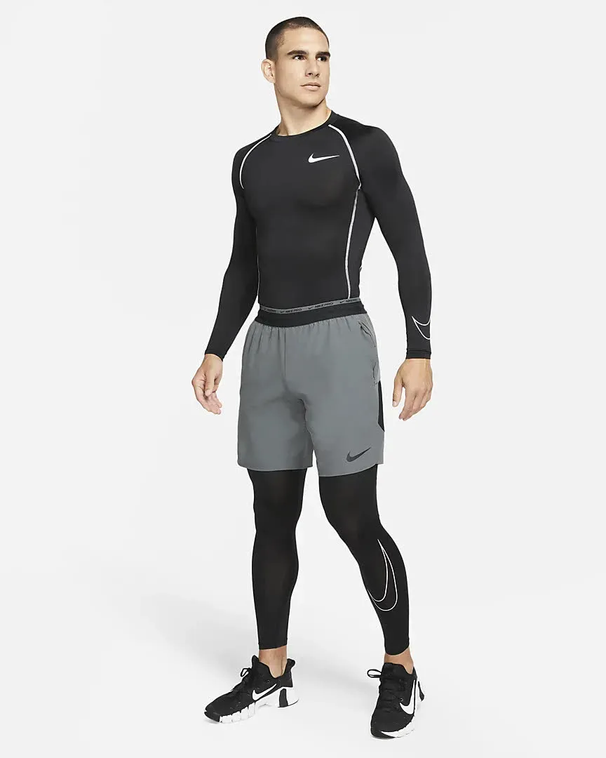 NIKE PRO DRI-FIT MEN'S TIGHTS Herren Trainingstights Lauftights schwarz NEU