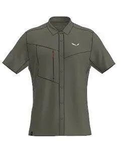 Salewa PUEZ S/S SHIRT Männer grün