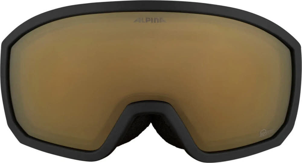 Alpina SCARABEO JR. Q-LITE Kinder Skibrille Snowboardbrille black matt