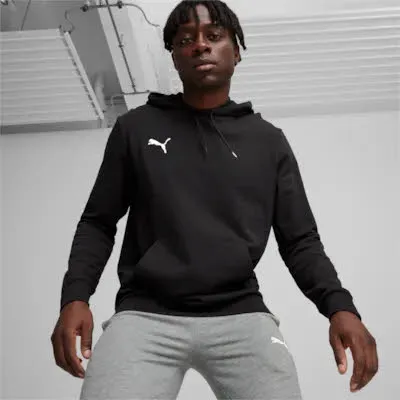 Puma teamGOAL Casuals Hoodie Kapuzenpullover Herren schwarz