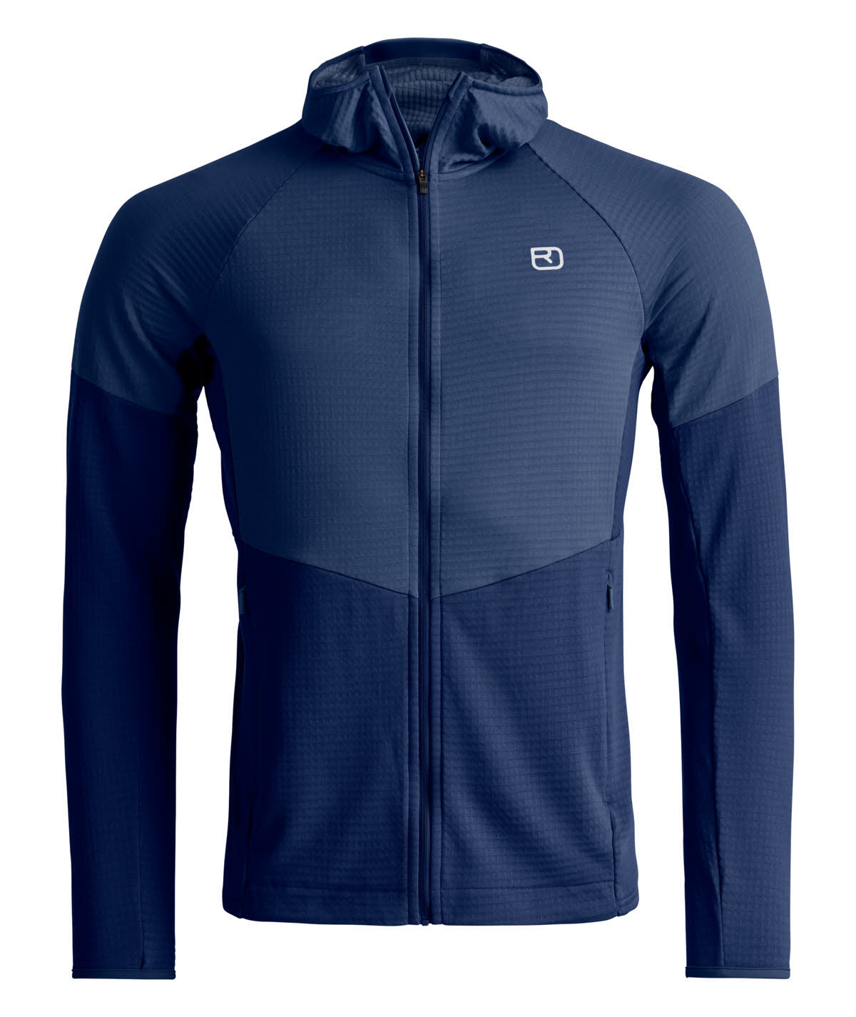 Ortovox Fleece Light Grid Hoody Herren Fleecejacke blau