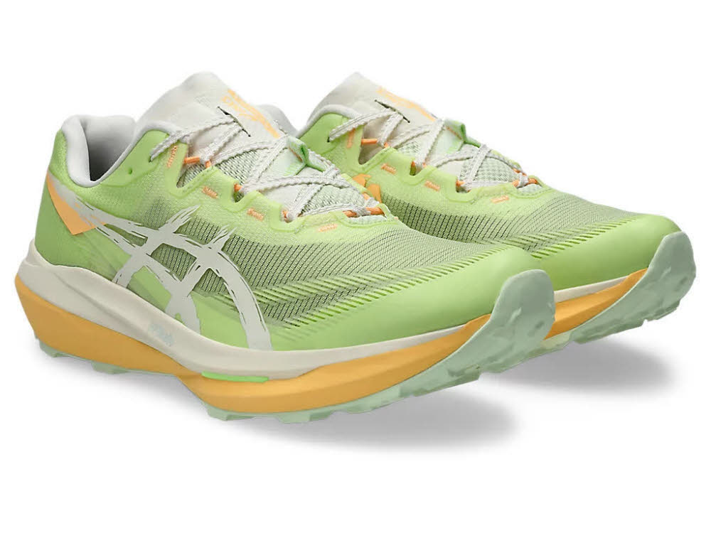 Asics FUJISPEED 4 Unisex Joggingschuhe Laufschuhe lime green/cream