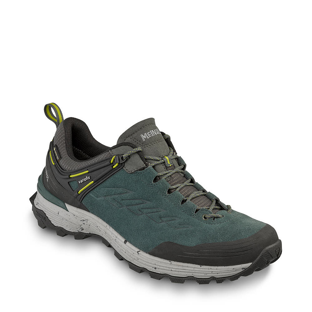 Meindl Dallas GTX Herren Wanderschuhe Trekkingschuhe Low dunkelgrün/gelb