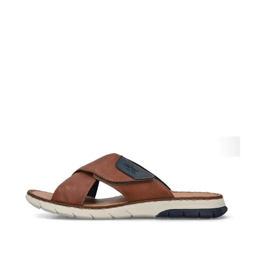Rieker FSK Herren Sandalen Pantolette braun