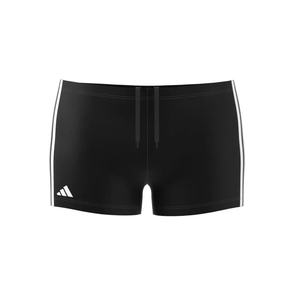 adidas Classic 3-Streifen Herren Boxer-Badehose Badeshorts Schwimmhose schwarz/weiß