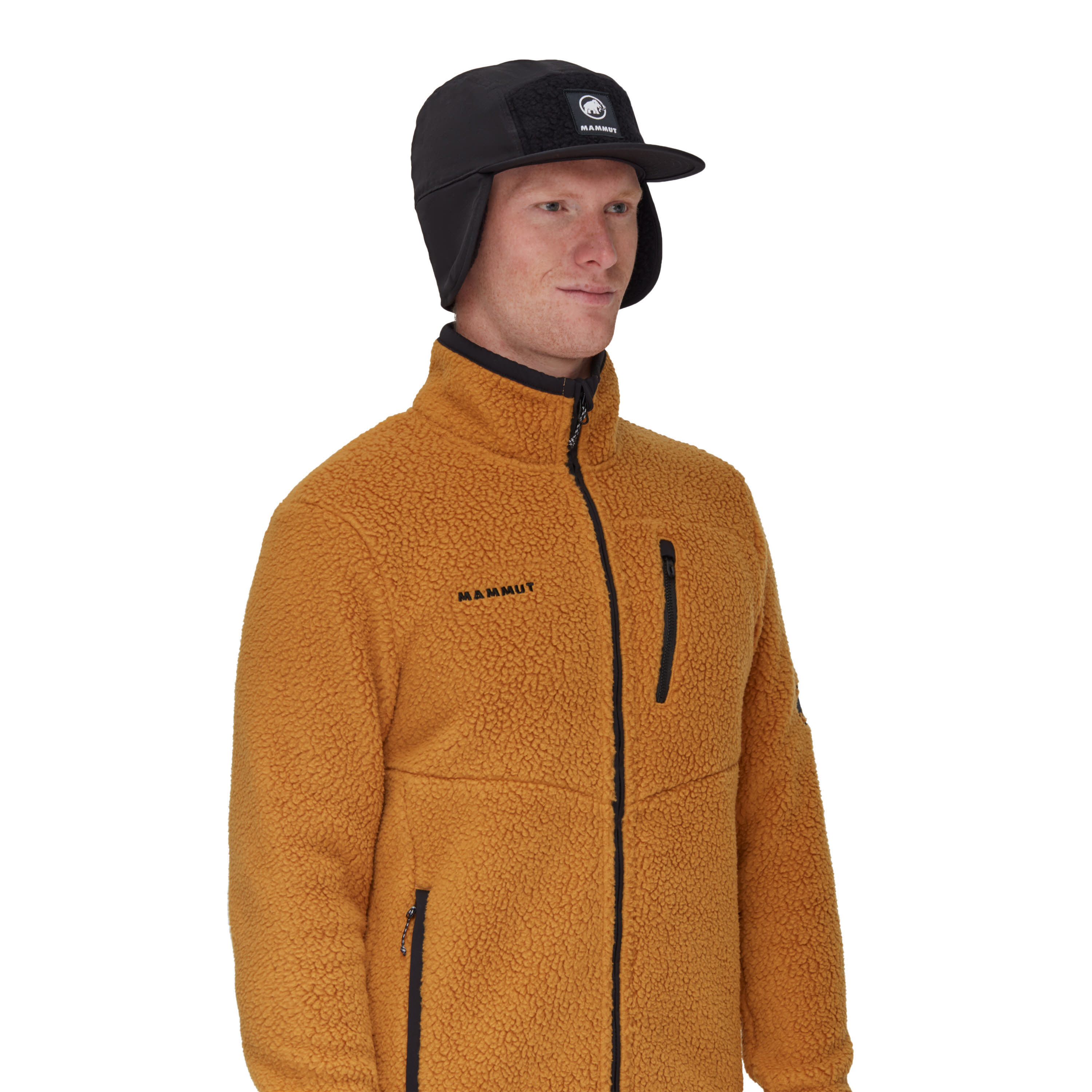 Mammut Fleece Cap Winterkappe Mütze schwarz