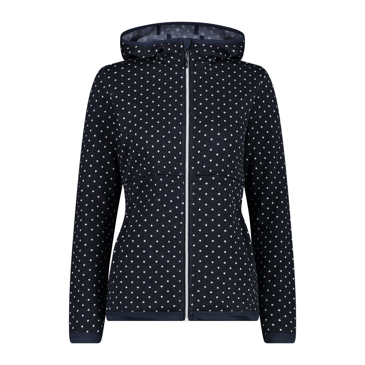 CMP Damen Kapuzenjacke Fleecejacke schwarz