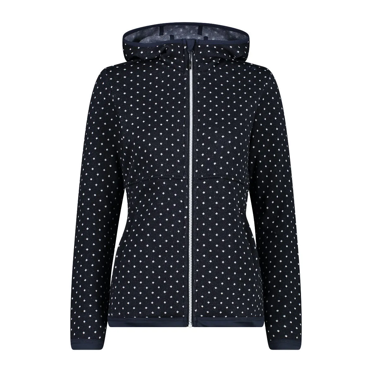 CMP Damen Kapuzenjacke Fleecejacke schwarz