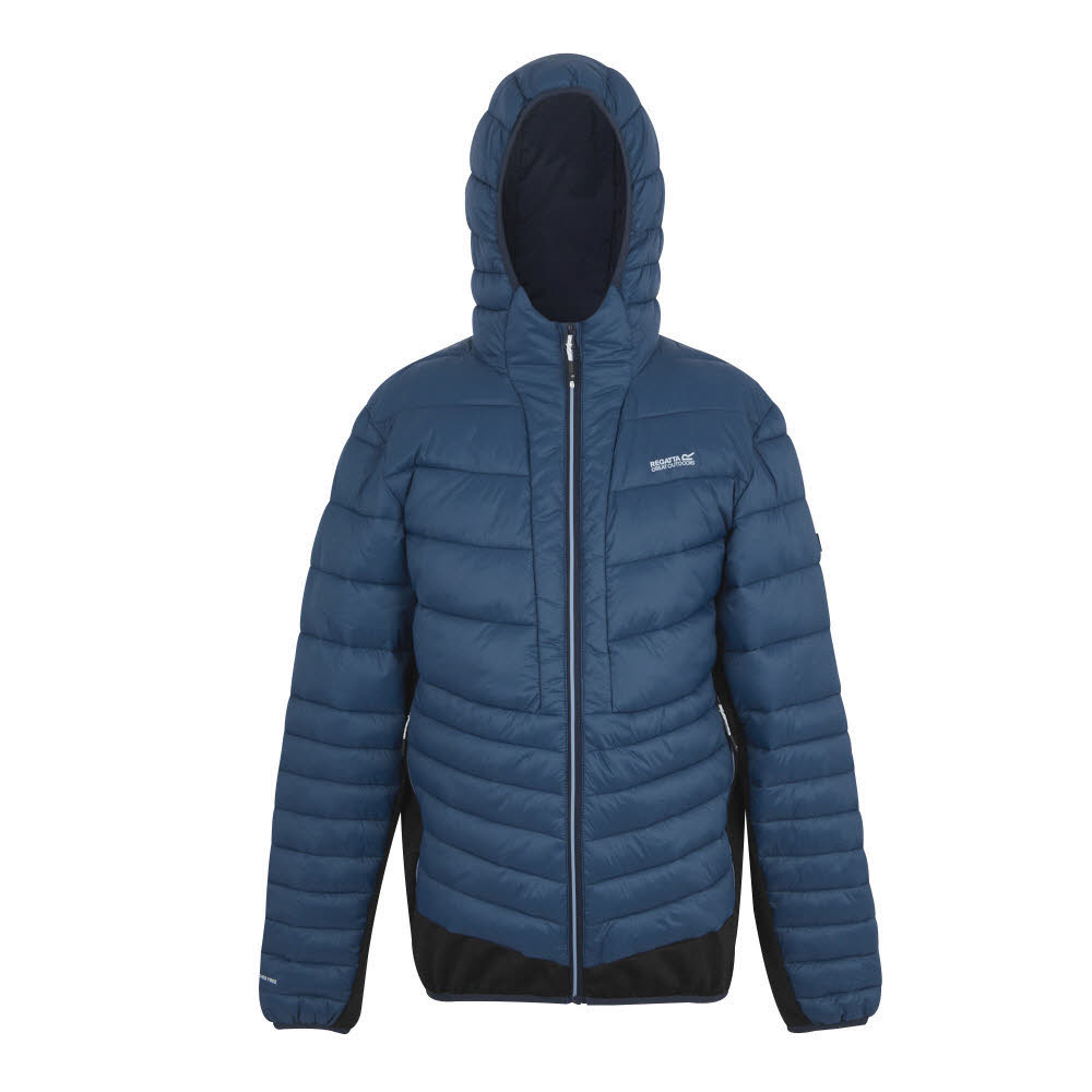 REGATTA Hooded Leedre Hybrid Daunenjacke Herren blau