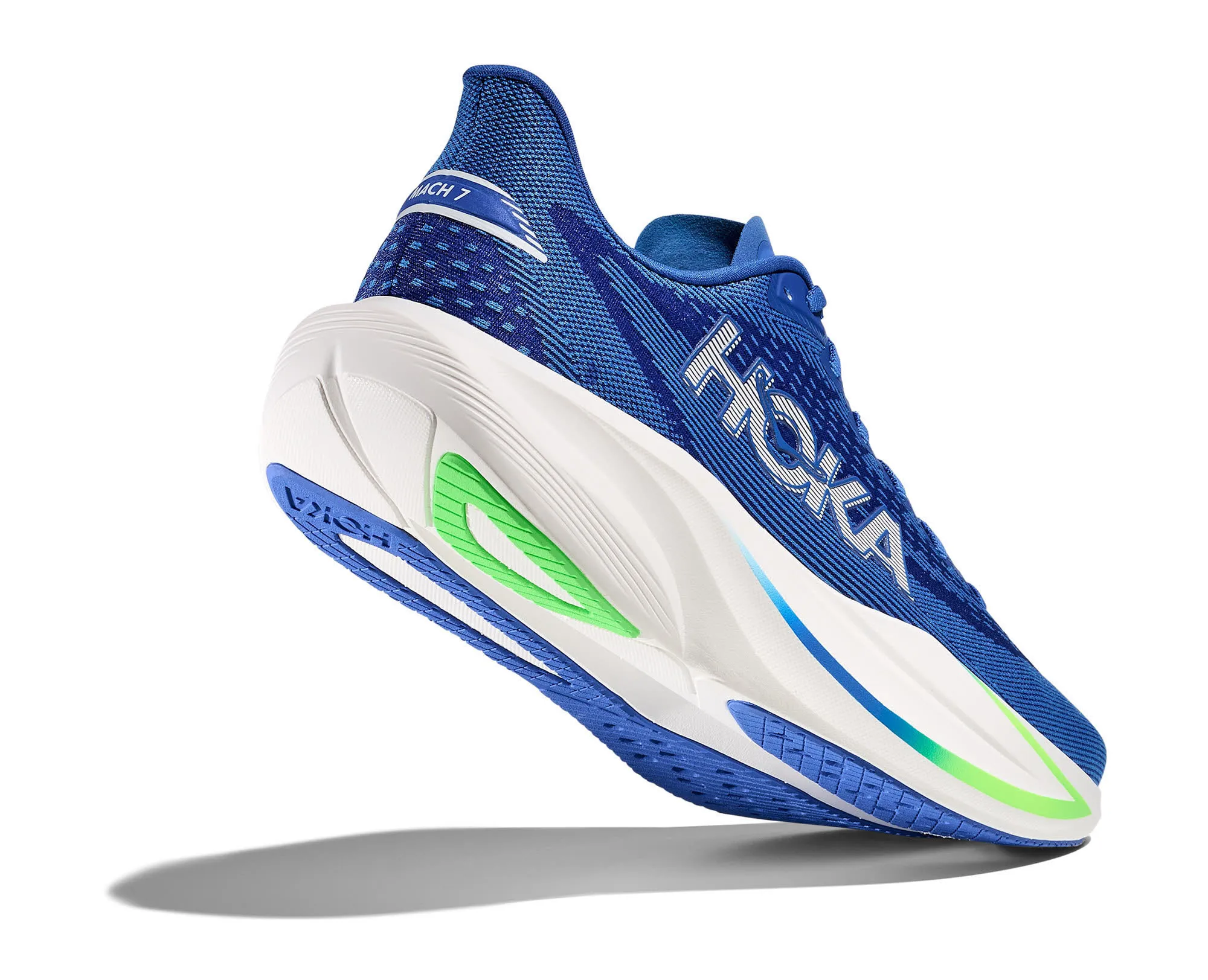Hoka Mach 7 Herren blau Laufschuhe mit dynamischen Schaumstoff und leichter Dämpfung für schnelles Tempo