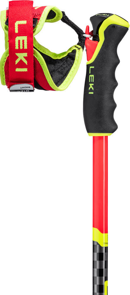 Leki WCR GS Carbon 3D Unisex Skistöcke Ski Poles rot/schwarz