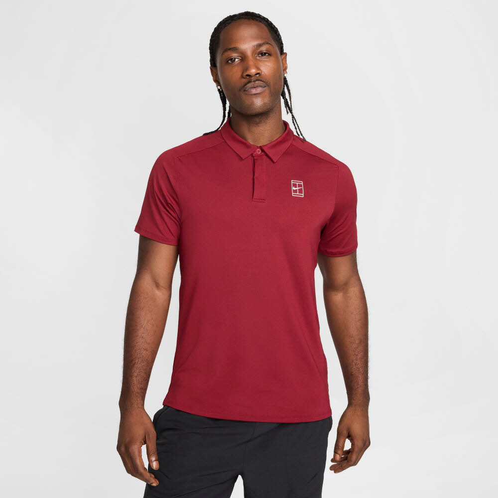 Nike Court Advantage Men"s Herren T-Shirt Tennisshirt team red/gym red