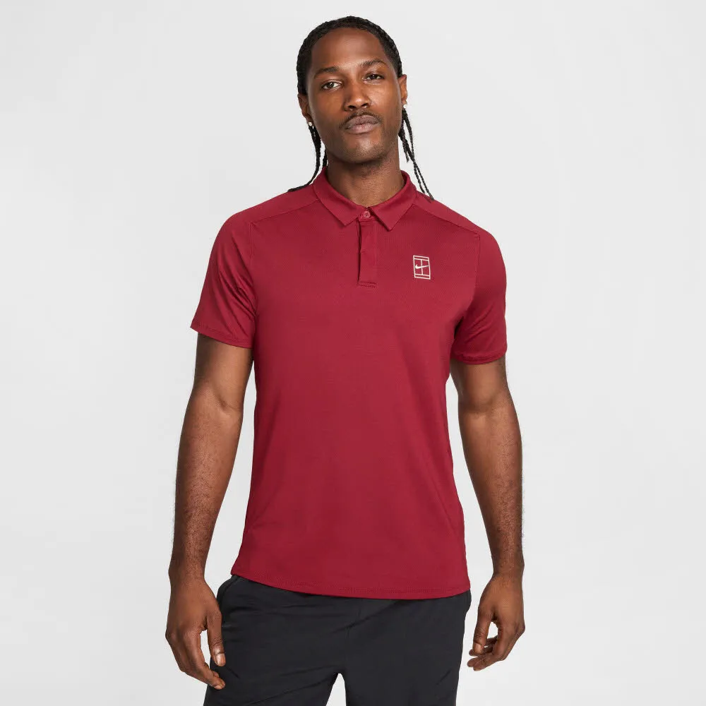Nike Court Advantage Men"s Herren T-Shirt Tennisshirt team red/gym red