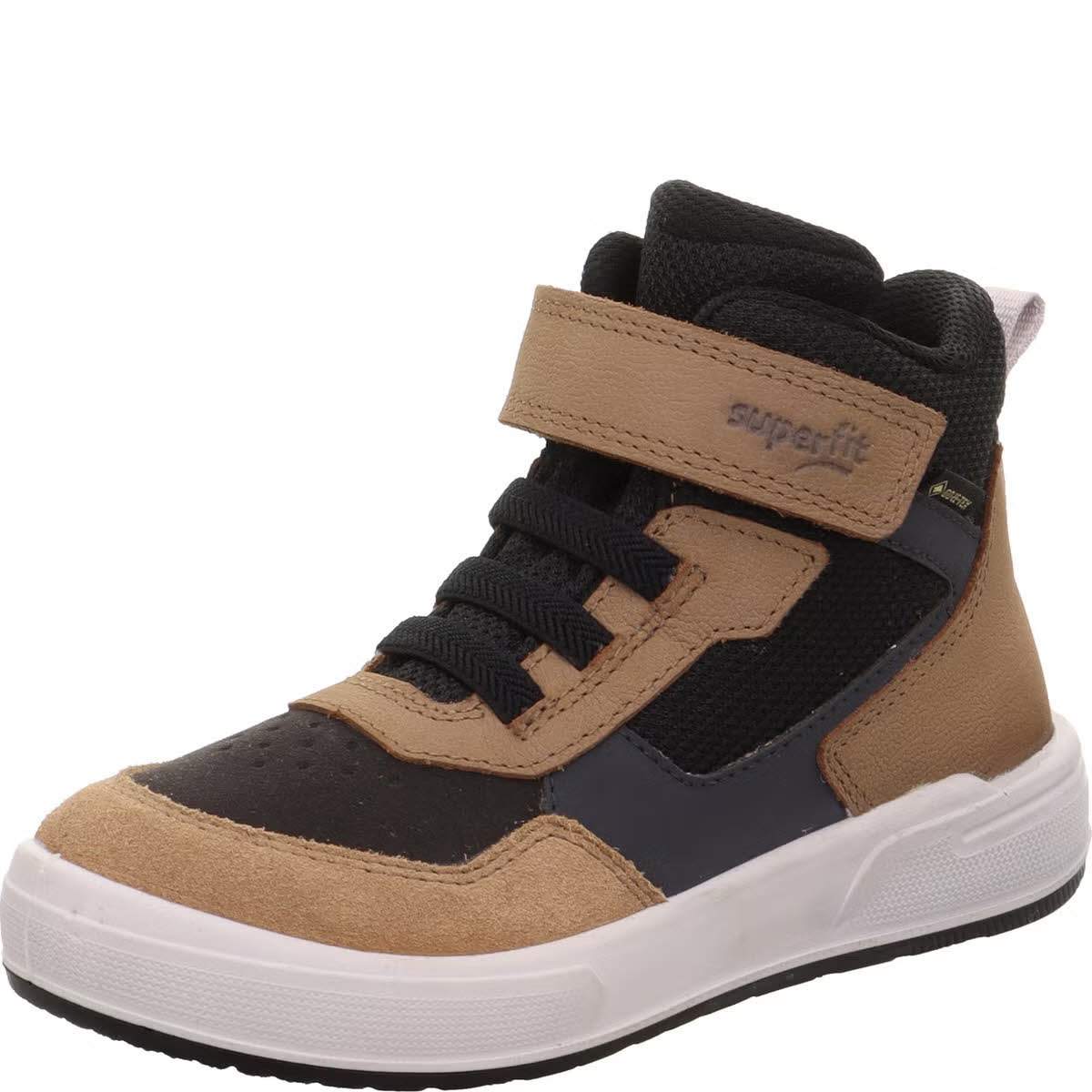 Superfit MAVERICK Kinder Jungen Sneaker High gefüttert braun/schwarz