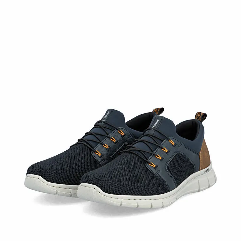 Rieker Herren Slipper blau