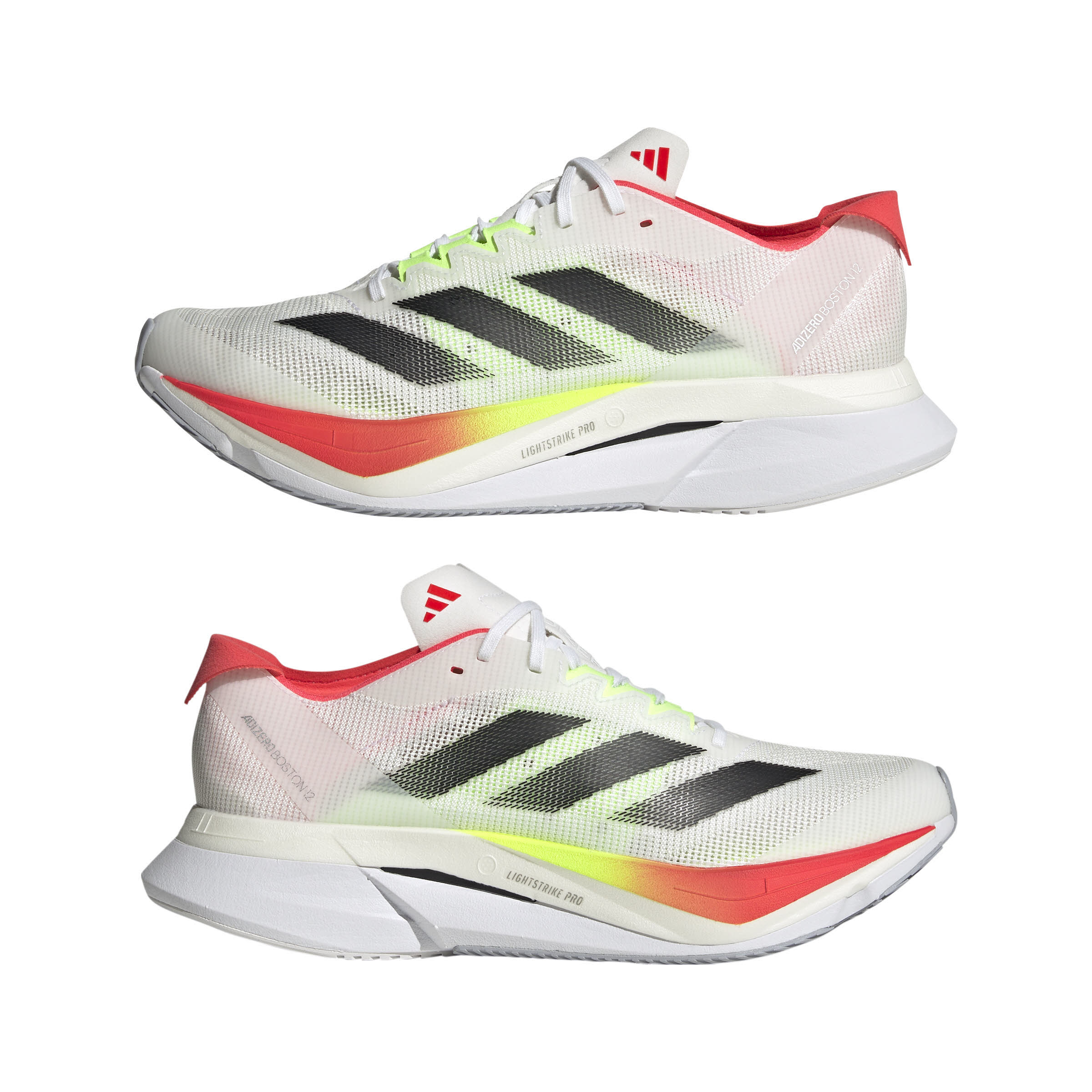 adidas 	Adizero Boston 12 Laufschuh Joggingschuhe Damen weiß orange