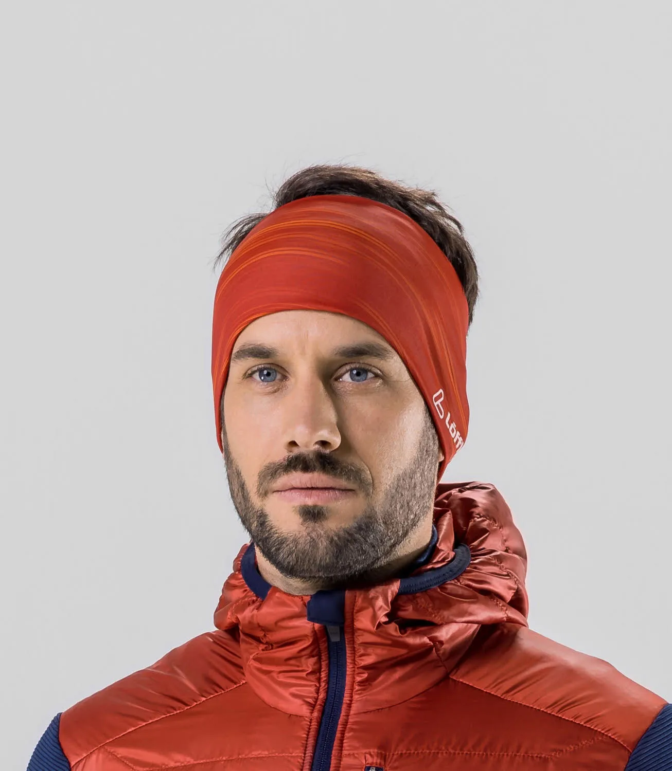 Löffler SNOWFALL DESIGN HEADBAND Unisex Stirnband coral