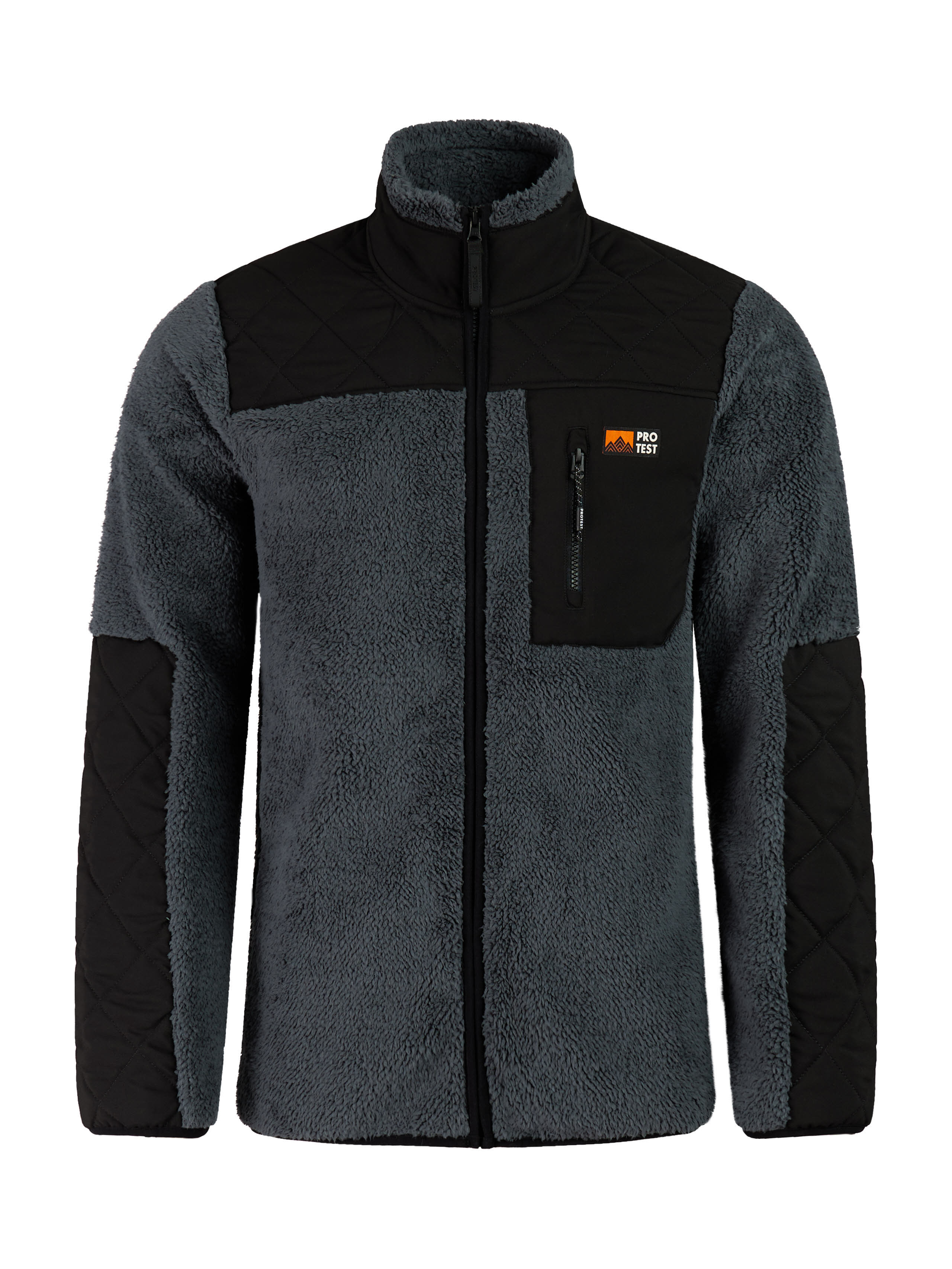 Protest PRTLongton outdoor full zip top Funktionsjacke Herren grau