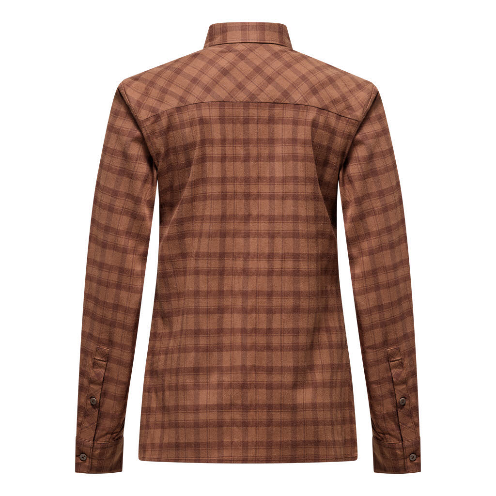 Salewa Fanes Flannel 5 Polarlite Damen Wanderbluse Trekkingbluse braun
