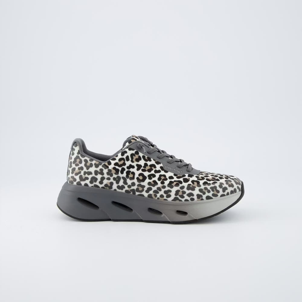 tenhaag (Paul Green) wavehaag Damen Sportschuhe Sneaker Low grau/leo-optik