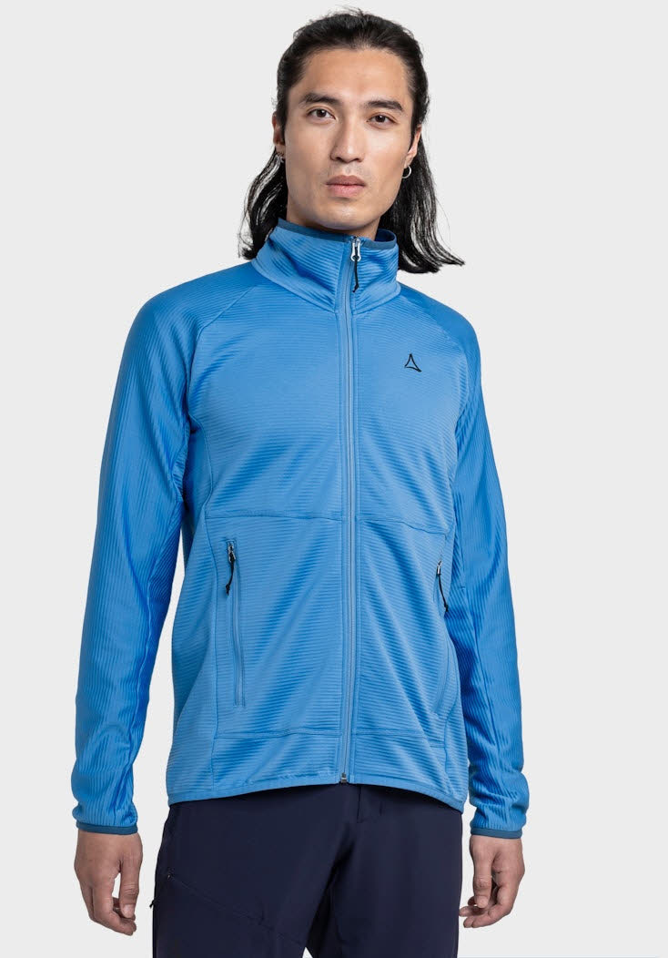 Schöffel Fleece Jk Style Cascata MNS Herren Fleecejacke blau