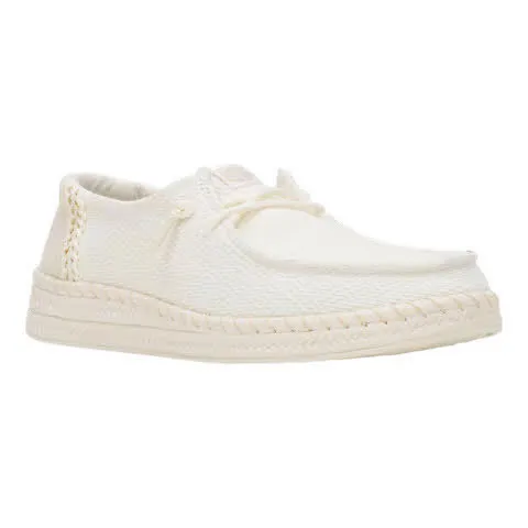 HEYDUDE Wendy Espadrille Woven Damen Halbschuhe weiß