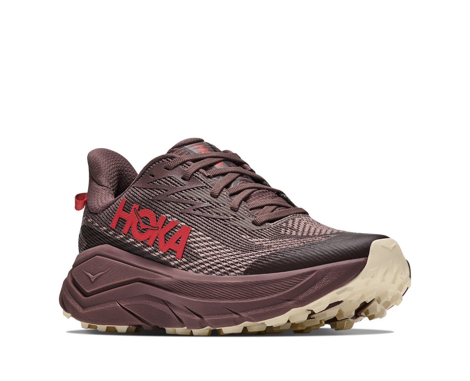 Hoka Challenger 8 GTX Damen Trailrunningschuhe Laufschuhe dunkelrot