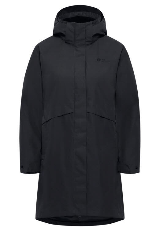Jack Wolfskin Baylight 3in1 Coat Damen Kombimantel Freizeitmantel schwarz