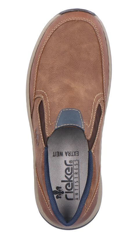 Rieker Herren Slipper Halbschuhe braun