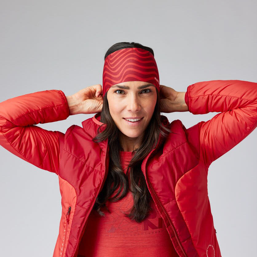 Martini Delight Damen Isolationsjacke Daunenjacke Kapuzenjacke rot