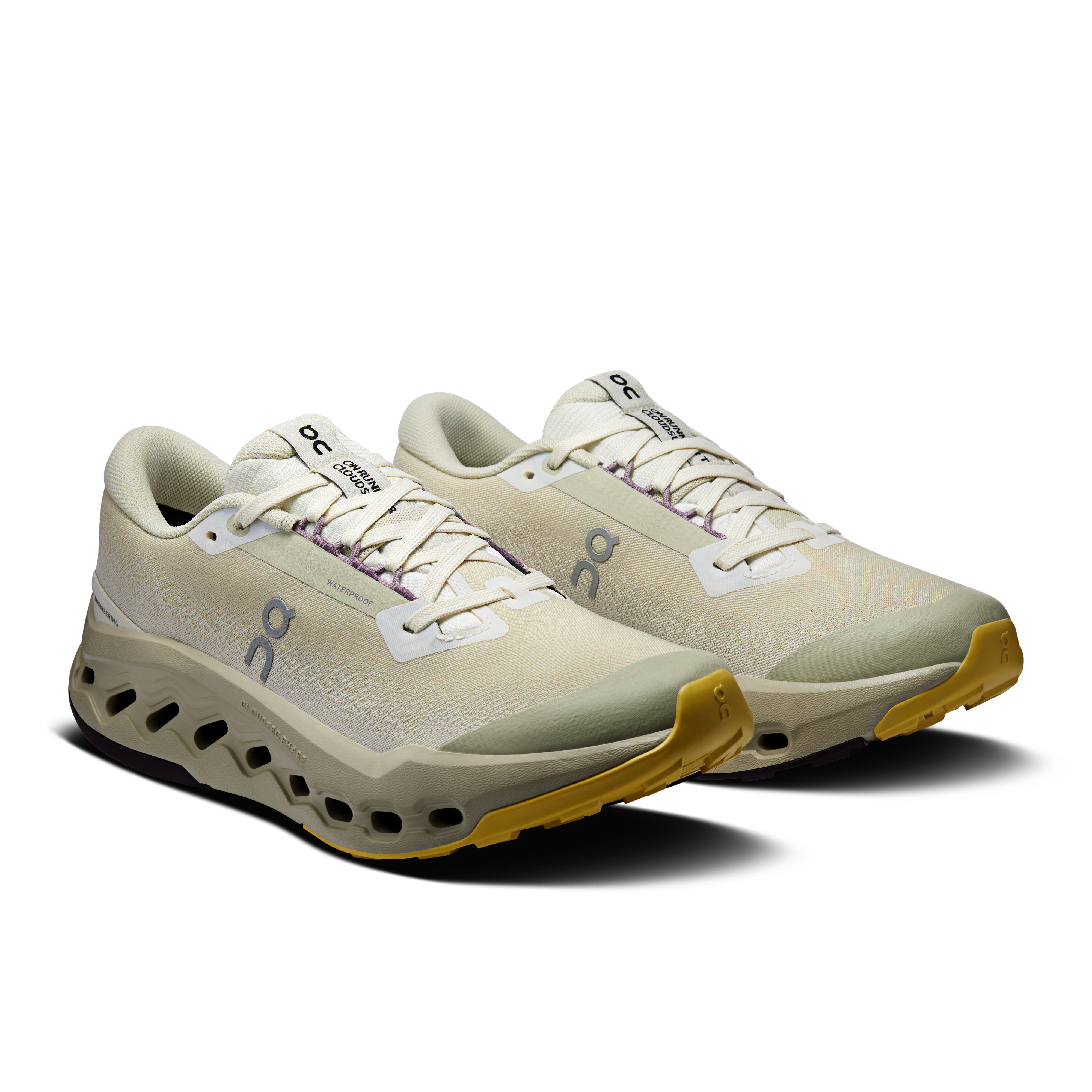 ON CLOUDSURFER TRAIL 2 WP Damen Laufschuhe Trailrunning ghost/chalk