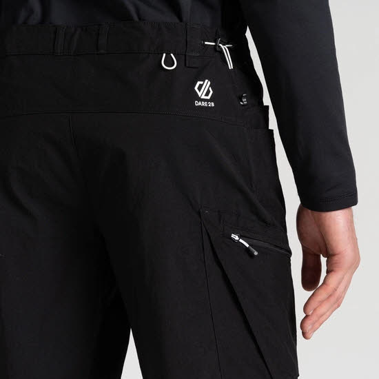 Dare2B Tuned in II Herren Wandershorts Walkingshorts schwarz