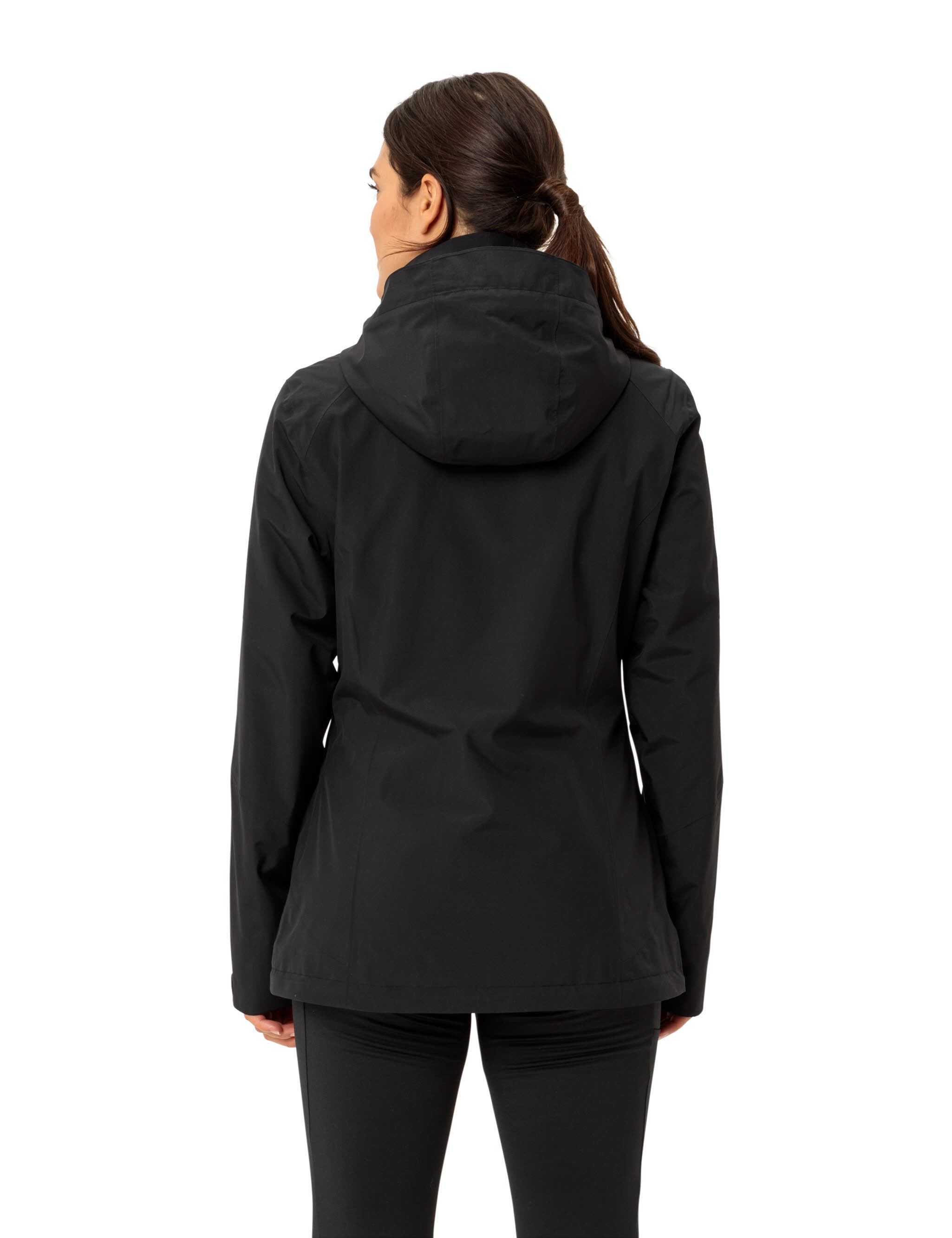 Vaude Rosemoor 3 in 1 Lagenjacke Outdoorjacke wasserdicht Damen schwarz