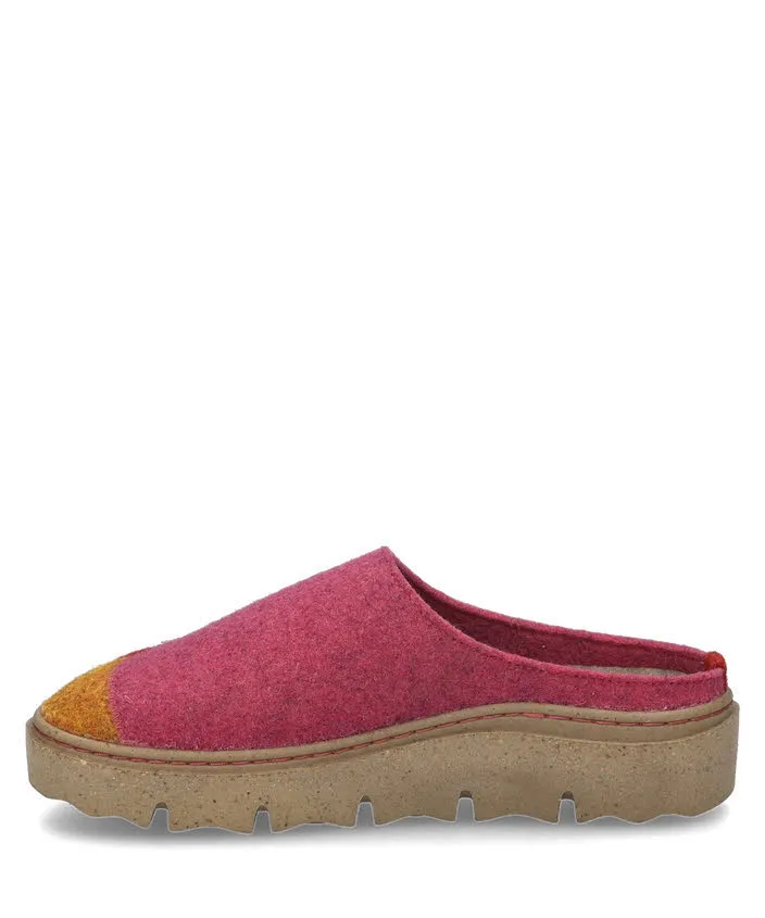 Josef Seibel Carmaux 04 Damen Hausschuhe Pantoffeln orange/multi