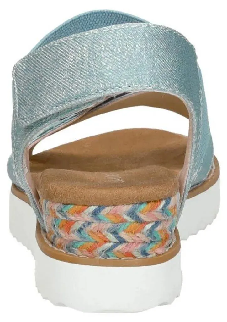 Skechers MISS DESERT KISS HI Mädchen Sandalen blau