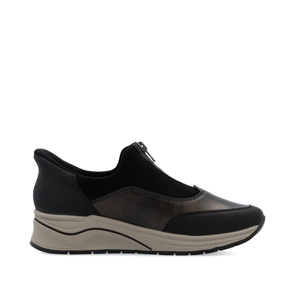 Rieker HWK Damen Halbschuhe Slipper braun