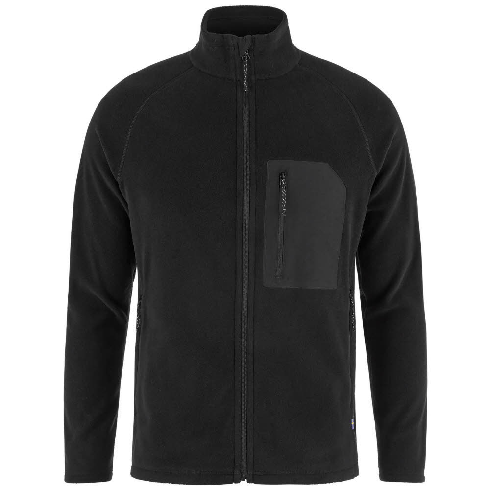 Fjällräven Kaipak Fleece Herren Fleecejacke Midlayer schwarz