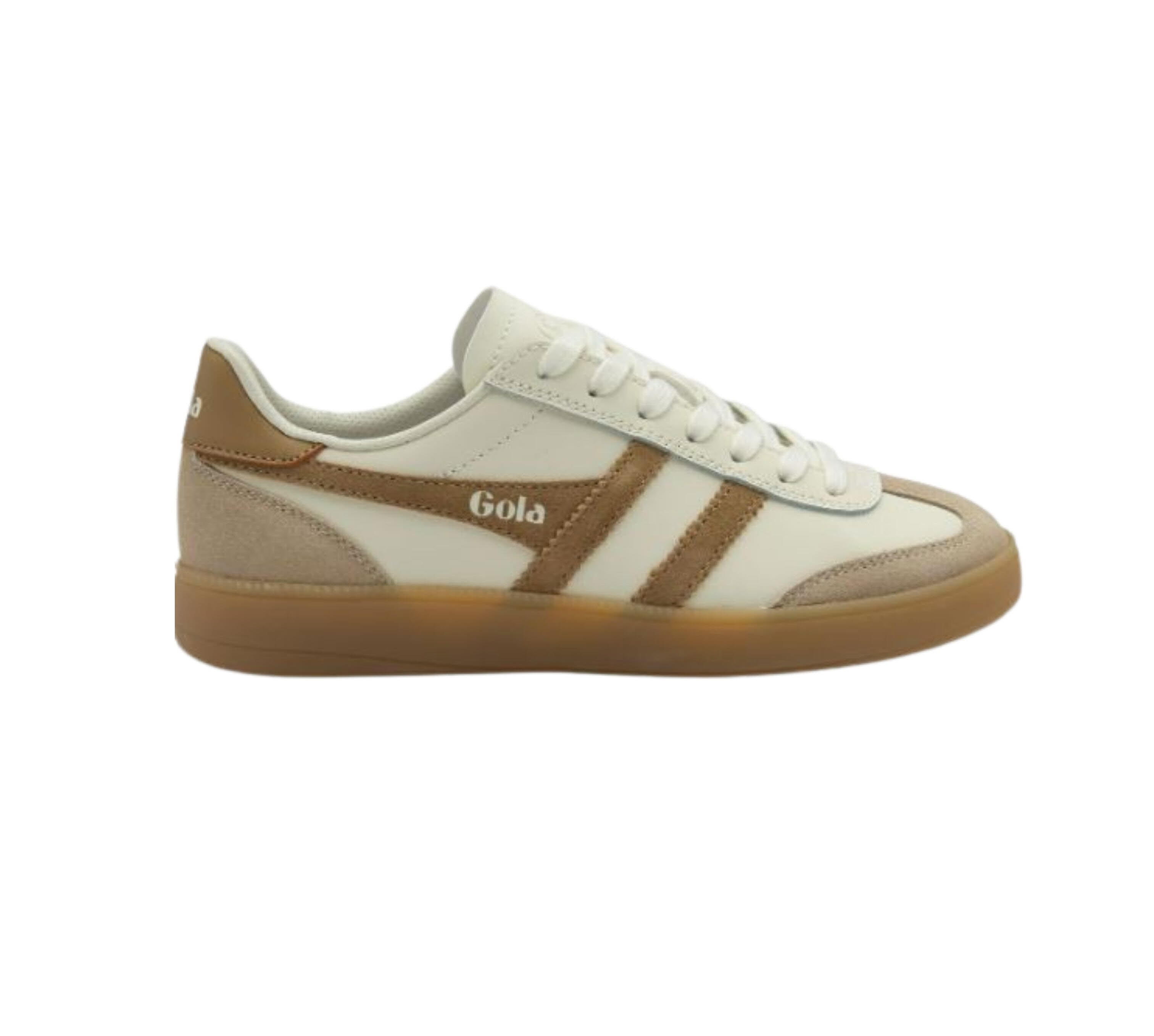Gola  Viper Leather Damen Sneaker Freizeitschuhe beige/braun