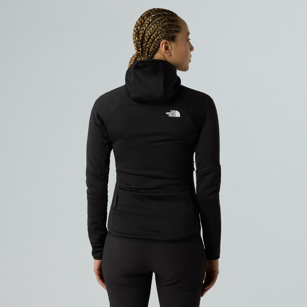 The North Face Meteora Fleece Damen Fleecejacke mit Kapuze schwarz Bild 4 The North Face Meteora Fleece Damen Fleecejacke mit Kapuze schwarz