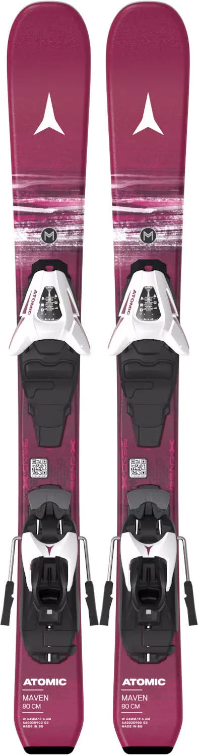 Atomic MAVEN J 70-90 + C 5 GW Mädchen Ski Einsteiger 26/27 berry